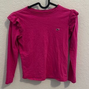 Vineyard Vines Pink Long Sleeve Top